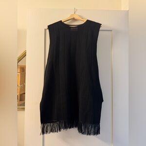 DISSH Black Fringe Tank Top